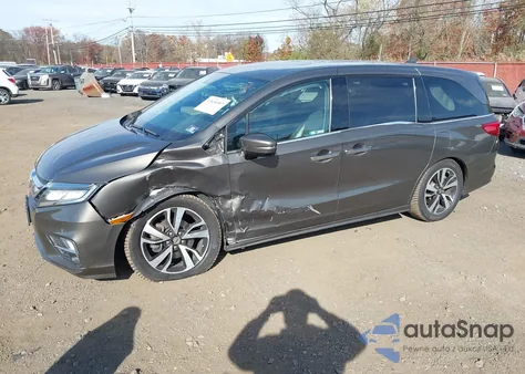 2019 Honda Odyssey Elite z USA, uszkodzony, nr VIN 5FNRL6H92KB118429